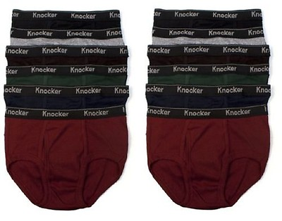 #ad Stock Up on Essentials: 3 or 6 Pack Knocker® Solid Colors Briefs S XL $13.95
