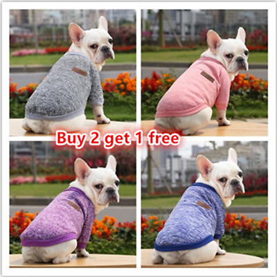 #ad 2 Leg Pet Dog Clothes Cat Puppy Coat Spring Hoodies Warm Sweater Jacket Clothing $2.47
