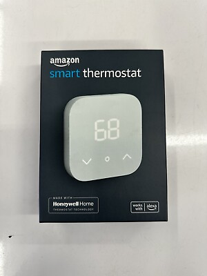 #ad Amazon Smart Thermostat without C Wire Adapter White $34.50