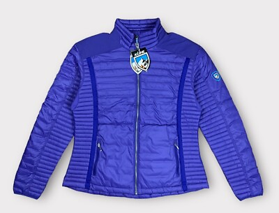 #ad Kuhl Projekt Spyfire Goose Down Jacket Coat Size Small Womens Purple Puffer NEW $154.95
