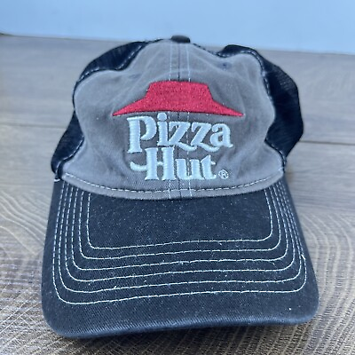 #ad Pizza Hut Hat Pizza Hut Baseball Hat Gray Hat Adjustable Hat Gray Adult Hat $7.20