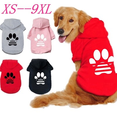 2 Leg Pet Dog Clothes Cat Puppy Coat Winter Hoodies Warm Sweater Jacket Clothing $9.99