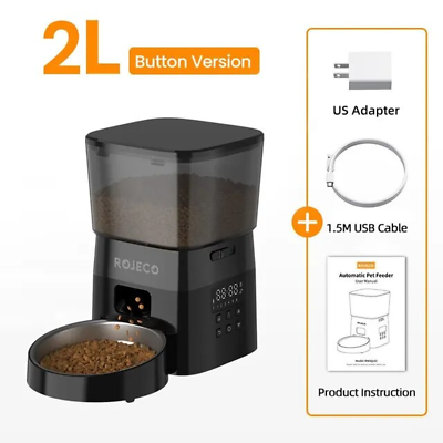 #ad Automatic Pet Feede Smart Control Pet Feeder for Cats Dog Dry Food $34.00