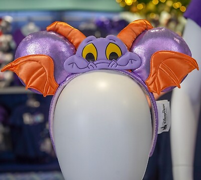 #ad US Disney Parks Minnie Ears Figment Purple Dragon Collection Epcot Headband 2022 $17.99