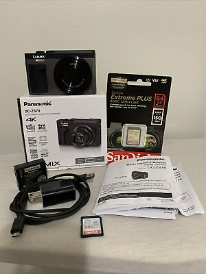 #ad Panasonic LUMIX DC ZS70 Video and 4X Super Zoom Digital Camera In the box $429.00