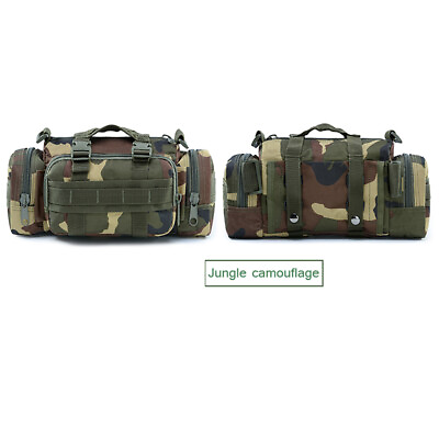 #ad #ad Tactical Military Chest Fanny Shoulder Waist Bag Camo Hunting Molle Camping Pack $18.98