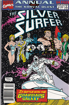 #ad SILVER SURFER ANNUAL #4 1991 COMIC BOOK Marvel Comics $14.99