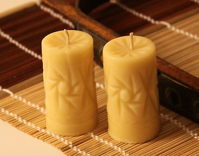 #ad #ad 2 Handmade 100% Pure Beeswax Candle Crystal Shape 100% Cotton Wick $9.99