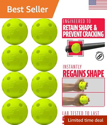 #ad Durable Plastic Training Balls 5X Stronger Than Traditional Balls 8 Pack $18.99