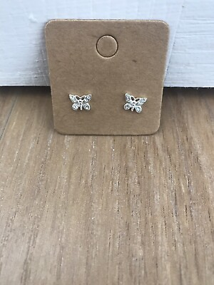 #ad Butterfly Stud Earrings Jewellery For Ladies GBP 4.99