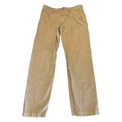 #ad Banana Republic Pants Mens 34X33 Brown Chino Khaki Straight Leg Cotton Pants $26.95