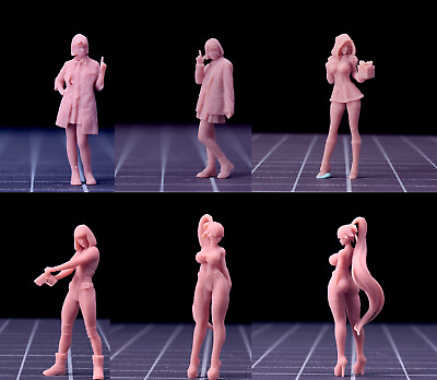 #ad 3DPRINT 1 64 1 43 figure sexy Bunny JK GAME girl HOT JAPAN unpaint fit 1:64 car $6.99