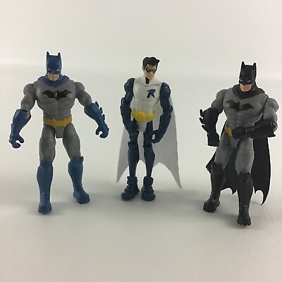 #ad DC Comics Justice League Batman 4quot; Action Figure Topper Toy Lot Robin Knight $15.16