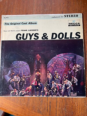 #ad Guys amp; Dolls A Musical Fable of Broadway Original Cast by MCA LP Reissue SETERO $8.90