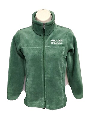 #ad Columbia William amp; Mary Girls Medium 10 12 Green Fleece Youth Flanker Sweatshirt $29.99
