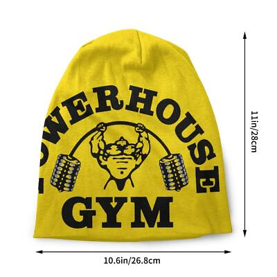 #ad New Powerhouse Gym Skullies Beanies Caps Cool Winter Warm Women Men Knitting Hat $11.55