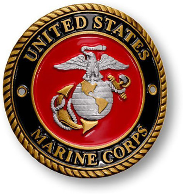 #ad NEW U.S. Marine Corps Hiking Stick Medallion. $9.99