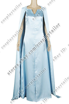 #ad Game of Thrones Season 5 Daenerys Targaryen Cosplay Costume Party Long Dress New $130.65
