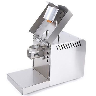 #ad 610W Automatic Cold Hot Oil Press Machine Extractor Stainless Steel $204.48