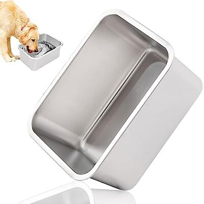 #ad 3 Gallons Extra Large Dog Water Bowl for Large Dogs Big Dog Water Bowl High C... $36.18