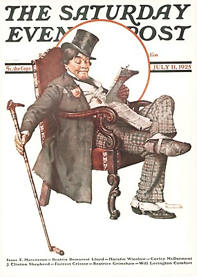 #ad 1925 JULY 11 Country Gentleman NORMAN ROCKWELL SATURDAY EVENING POST COVER PRINT $7.95