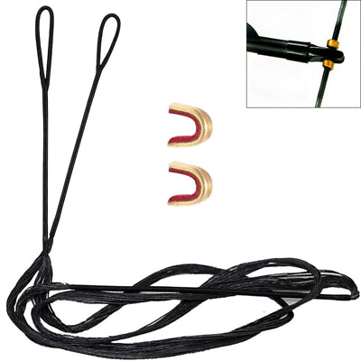 #ad 43#x27;#x27; 70#x27;#x27; Archery Bow String Replacement Recurve Longbow Hunting Bow String $6.99