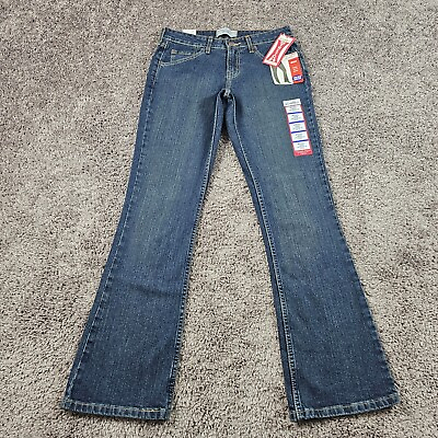 #ad Levis Jeans Womens 4 M MIsses Boot Cut Low Rise Slim Fit Dark Wash Stretch 29x31 $28.98