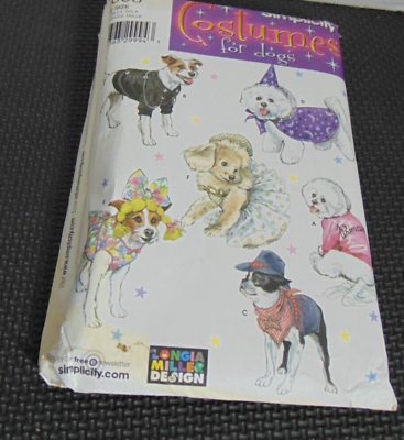 #ad Simplicity # 4000 Dog Coats and Costumes Sewing Pattern ONE SIZE NOS $13.99