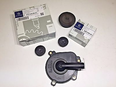 #ad Mercedes Benz Engine Oil Separator Kit Cover W Seal Camshaft Cap Set GENUIINE $189.99
