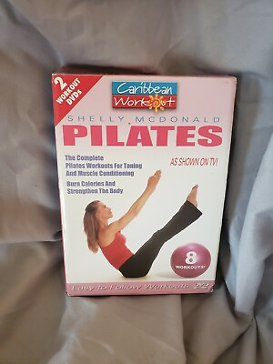 #ad Pilates amp; Pilates Plus Caribbean Workout DVDs By Shelly McDonald $4.00