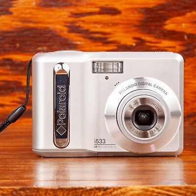 #ad Polaroid I533 5MP Digital Point amp; Shoot Camera Tested Working $20.00