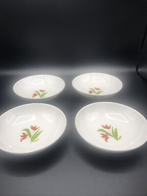 #ad Set 4 BonJour Dinnerware Meadow Rooster berry bowls 5.5” $30.00