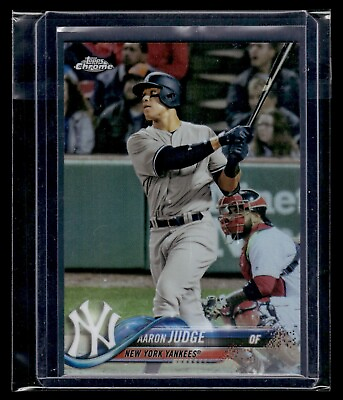 #ad 2018 Topps Chrome Refractor #1 Aaron Judge Yankees QTY $8.59