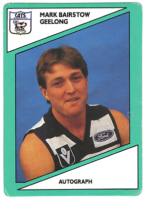 #ad 1988 AFL VFL SCANLENS STIMOROL FOOTBALL CARD 58 Mark BAIRSTOW GEELONG CATS AU $3.50