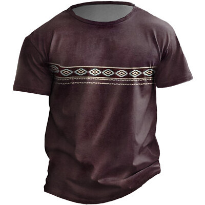 #ad Men#x27;s Cool 3D Printed T Shirt Short Sleeve O Neck Tee Top Summer Sports Street T $22.19