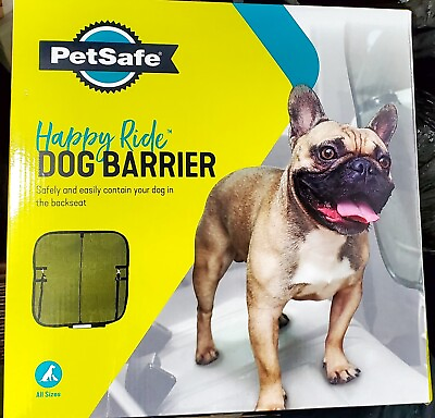 #ad PetSafe Happy Ride Pet Mesh Visible Dog Barrier. All Size Dogs. Fits Most Cars. $15.87