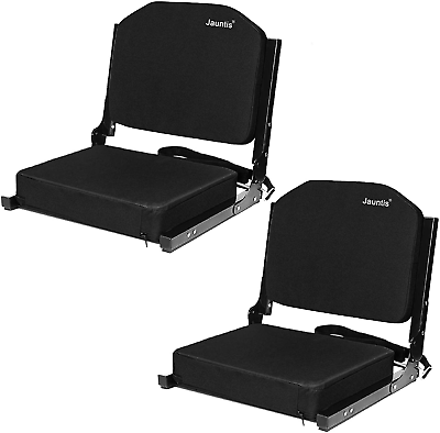 #ad Stadium Seats for Bleachers Bleacher Seats with Ultra Padded Comfy Foam Backs a $158.43