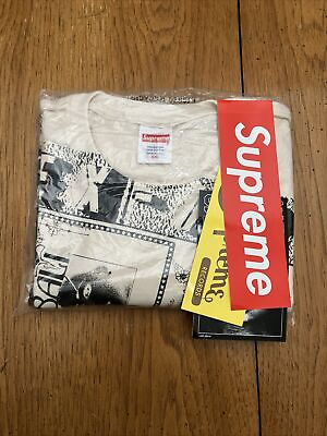 #ad Supreme SS24 Collage Tee Natural Size XXL Brand New IN HAND $75.00