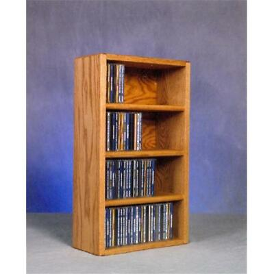 #ad Wood Shed 403 1 Solid Oak desktop or shelf CD Cabinet $199.00