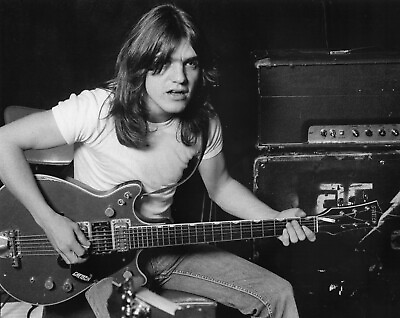 #ad MALCOLM YOUNG OF AC DC 8X10 Photo Print $5.99
