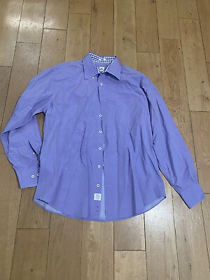 #ad Peter Millar Button Up Shirt Adult Large Purple Summer Comfort Mens Long Sleeve $19.94