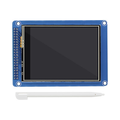 #ad 3.2 inch TFT LCD module Display with touch panel SD card 240x320 than 128x64 lcd $13.19