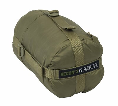 #ad Elite Survival Systems Recon 2 Sleeping Bag 41F Nylon Coyote Tan $135.96