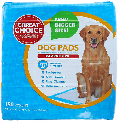 Grreat Choice Dog Extra Large Pads for Puppy Training Indoor Dogs or Apartment $62.99