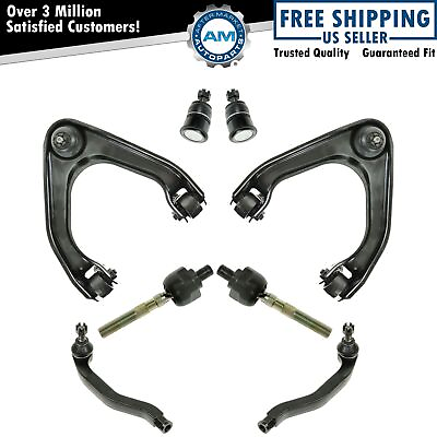 #ad 8 Piece Suspension Control Arm Tie Rod Kit Front for 92 96 Honda Prelude $109.73