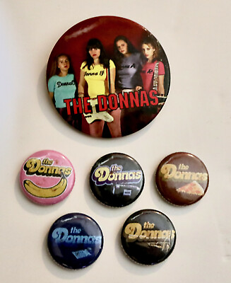 #ad THE DONNAS music band official pin set $95.98