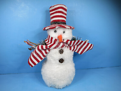 #ad CUTE CHRISTMAS SNOWMAN DECORATION USED Very Good Condition $8.00
