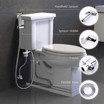 #ad Handheld Douche Bidet Toilet Jet Spray Muslim Hygienic Shattaf Shower Kit US $26.00