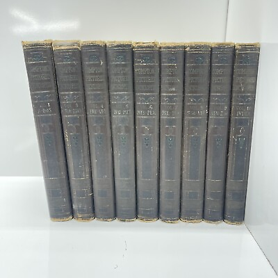 #ad 1925 Compton#x27;s Pictured Encyclopedia Fine Bindings Illustrated 13 9 Missing 2 $69.30