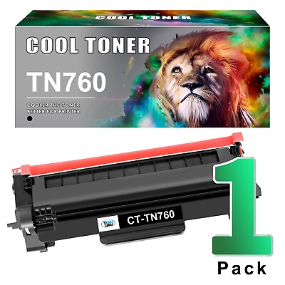 #ad TN760 Toner Cartridge Compatible for Brother MFC L2710DW MFC L2750DW Printer $15.96